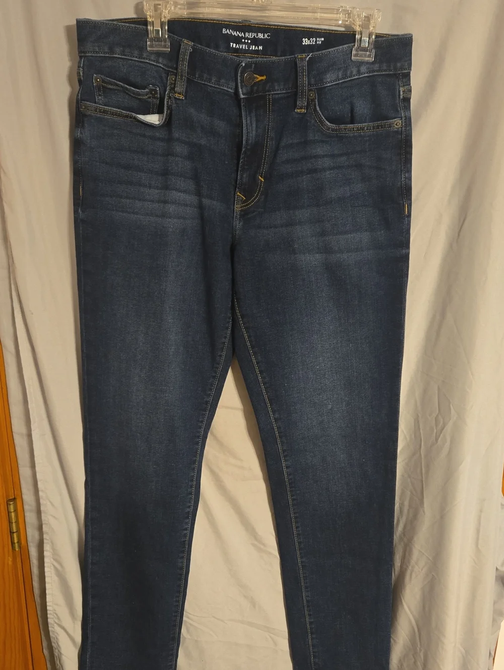 Banana Republic Men’s Dark Blue Slim Jeans Like New Size 33x32